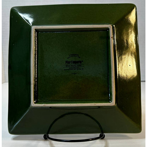 Pier 1 Imports Spice Route Clove Salad/Desert Plate With Beaded Rim 8.5" - Picture 3 of 5